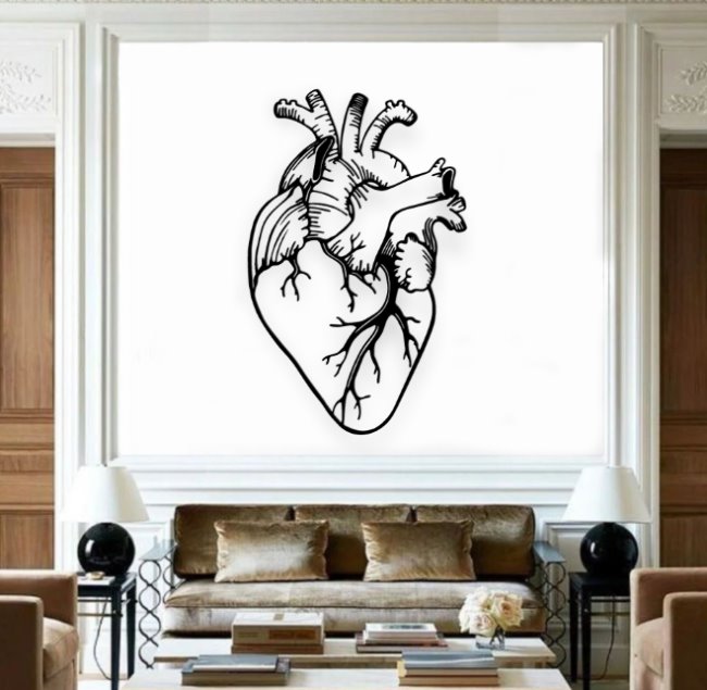 Heart E0019782 file cdr and dxf free vector download for laser cut plasma