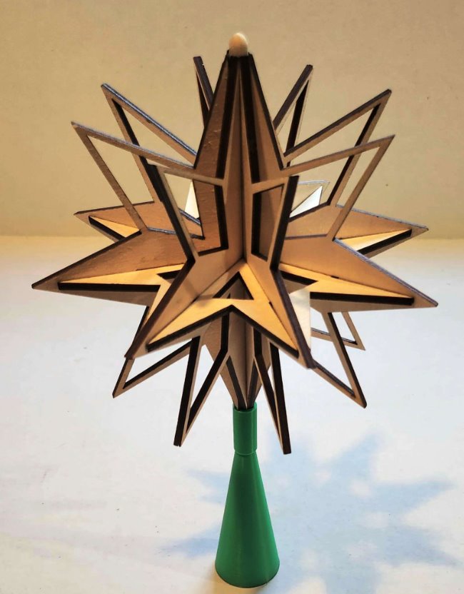 Moravian star E0019777 file cdr and dxf free vector download for laser cut