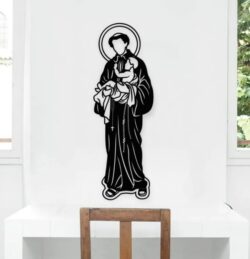 Saint Benedict E0019785 file cdr and dxf free vector download for laser cut plasma