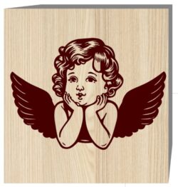 Angel E0019915 file cdr and dxf free vector download for laser engraving machine