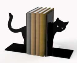 Cat bookshelf E0019990 file cdr and dxf free vector download for laser cut