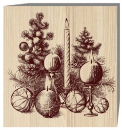 Christmas E0019919 file cdr and dxf free vector download for laser engraving machine