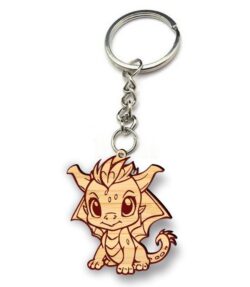 Dragon keychain E0020001 file cdr and dxf free vector download for laser cut