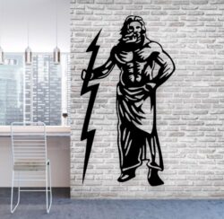 Greek God Zeus E0019908 file cdr and dxf free vector download for laser cut plasma