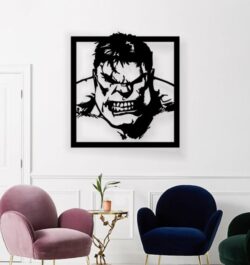 Hulk E0019884 file cdr and dxf free vector download for laser cut plasma