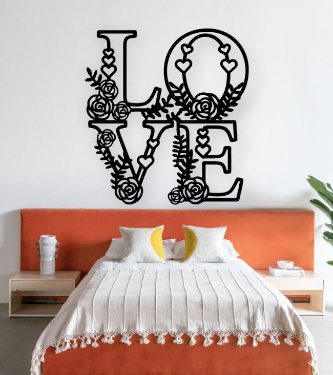 Love E0019971 file cdr and dxf free vector download for laser cut plasma