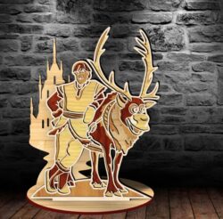 Multilayer Kristoff E0019947 file cdr and dxf free vector download for laser cut