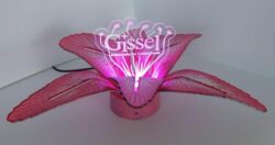 Orchid lamp E0019890 file cdr and dxf free vector download for laser cut