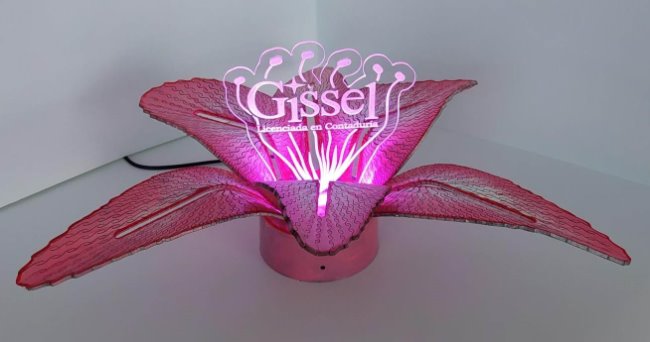 Laser Cut Led Night Lamp Base Free Vector dxf Download 