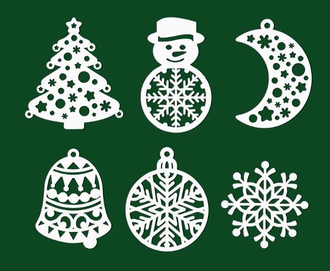 Christmas CU0000591 file cdr and dxf free vector download for laser cut plasma