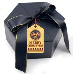 Christmas tag E0020203 file cdr and dxf free vector download for laser cut