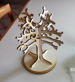 Jewelry tree E0020109 file cdr and dxf free vector download for laser cut
