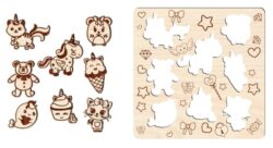 Kids Puzzle CU0000579 file cdr and dxf free vector download for laser cut plasma