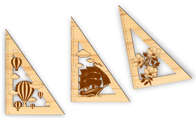 Ruler E0020148 file cdr and dxf free vector download for laser cut