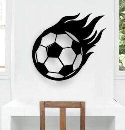 Soccer ball E0020096 file cdr and dxf free vector download for laser cut plasma