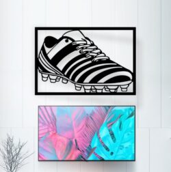 Soccer shoes E0020095 file cdr and dxf free vector download for laser cut plasma