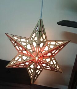 Star lamp E0020110 file cdr and dxf free vector download for laser cut