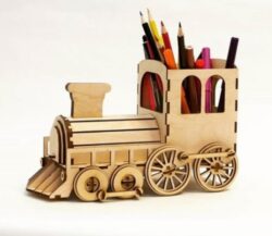 Train pen box CU0000556 file cdr and dxf free vector download for laser cut plasma
