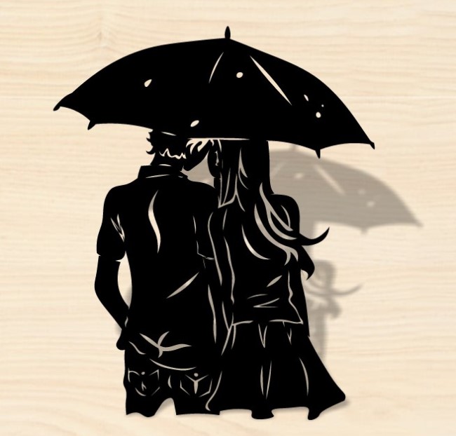 Under the umbrella CU0000549 free_vector_download_for_laser_engraving_machine