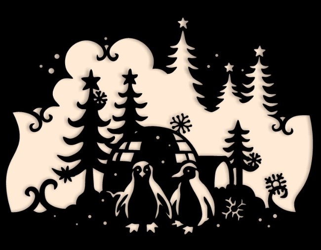 Christmas CU0000553 file cdr and dxf free vector download for laser cut plasma