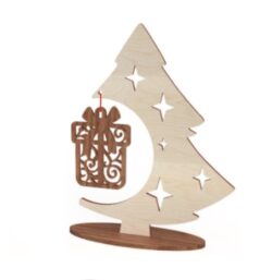 Christmas tree E0020224 file cdr and dxf free vector download for laser cut
