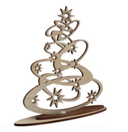 Christmas tree E0020246 file cdr and dxf free vector download for laser cut