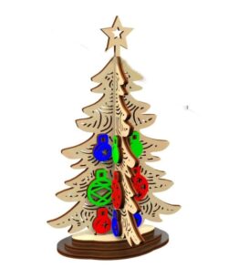 Christmas tree E0020333 file cdr and dxf free vector download for laser cut