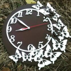 Clock CU0000599 file cdr and dxf free vector download for laser cut plasma