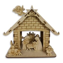 Nativity scene E0020295 file cdr and dxf free vector download for laser cut