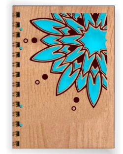 Notebook cover E0020284 file cdr and dxf free vector download for laser cut