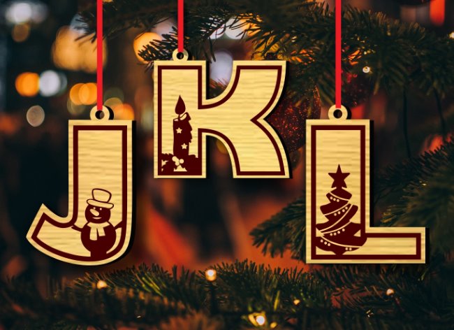 Christmas alphabet E0020360 file cdr and dxf free vector download for laser cut 5 Christmas alphabet E0020360 file cdr and dxf free vector download for laser cut