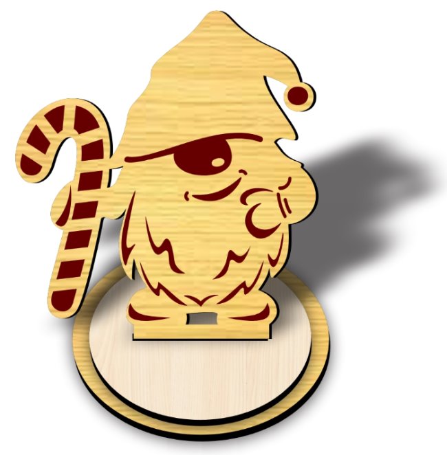 Gnome stand E0020444 file cdr and dxf free vector download for laser cut