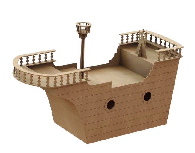 Ship toy E0020397 file cdr and dxf free vector download for laser cut