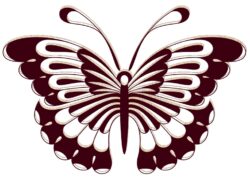 Butterflies TH00000017 file cdr and dxf free vector download for Laser cut