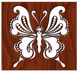 Butterfly Tattoo Free Vector TH00000003 file cdr and dxf free vector download for laser engraving machine