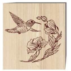 Hummingbird E0004605 file cdr and dxf free vector download for laser engraving machine