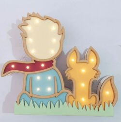Little prince lamp E0020541 file cdr and dxf free vector download for laser cut