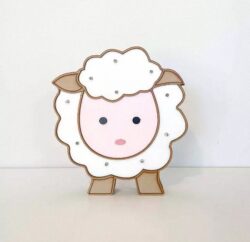 Sheep lamp E0020563 file cdr and dxf free vector download for laser cut