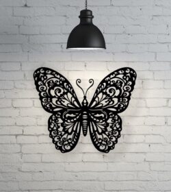 Butterfly E0020790 file cdr and dxf free vector download for laser cut plasma