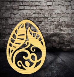 Egg Easter E0020744 file cdr and dxf free vector download for laser cut