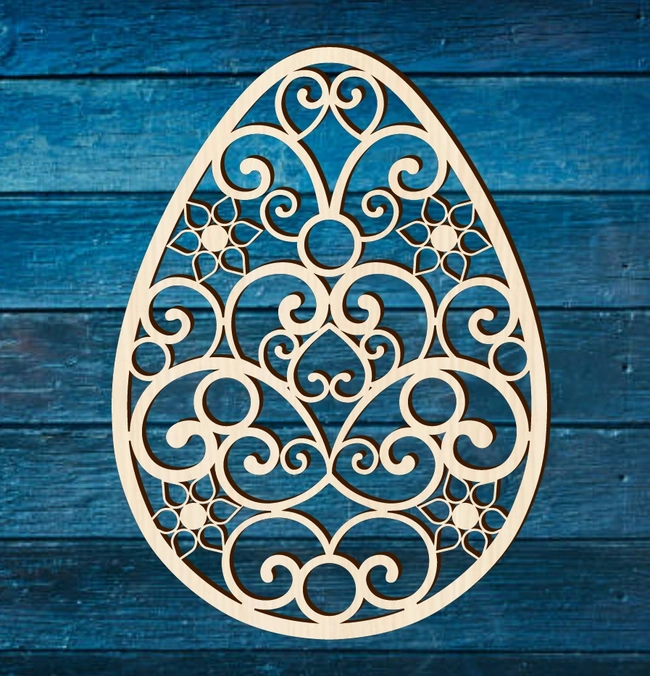 Egg easter E0020702 file cdr and dxf free vector download for laser cut