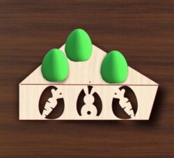 Egg holder E0020798 file cdr and dxf free vector download for laser cut