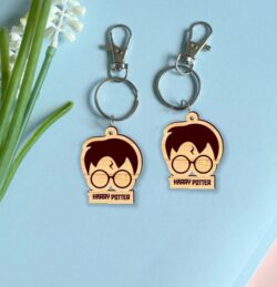 Harry potter keychain E0020697 file cdr and dxf free vector download for laser cut