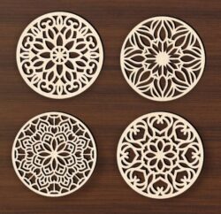 Mandala E0020834 file cdr and dxf free vector download for laser cut