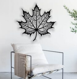 Maple leaf E0020748 file cdr and dxf free vector download for laser cut plasma
