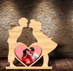 Photo frame E0020673 file cdr and dxf free vector download for laser cut