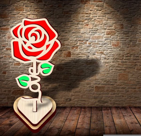 Rose-with-word-E0020854-file-cdr-and-dxf-free-vector-download-for-laser-cut