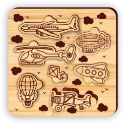 Transport puzzle E0020800 file cdr and dxf free vector download for laser cut