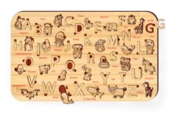 Alphabet and animal puzzle E0021253 file cdr and dxf free vector download for laser cut