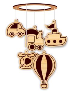 Baby mobile E0020936 file cdr and dxf free vector download for laser cut